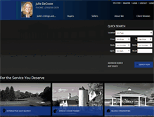 Tablet Screenshot of juliedecoste.com